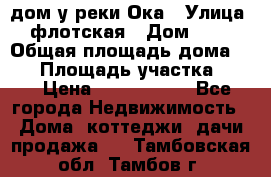 дом у реки Ока › Улица ­ флотская › Дом ­ 36 › Общая площадь дома ­ 60 › Площадь участка ­ 15 › Цена ­ 1 300 000 - Все города Недвижимость » Дома, коттеджи, дачи продажа   . Тамбовская обл.,Тамбов г.